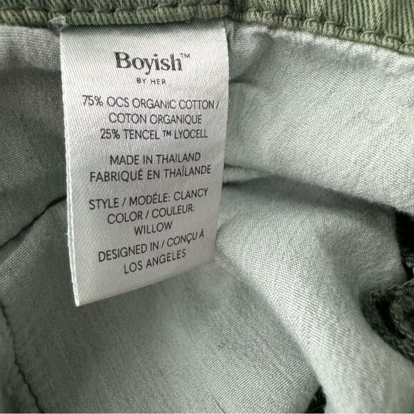 Boyish wide leg green jeans size 31 - Picture 5 of 7